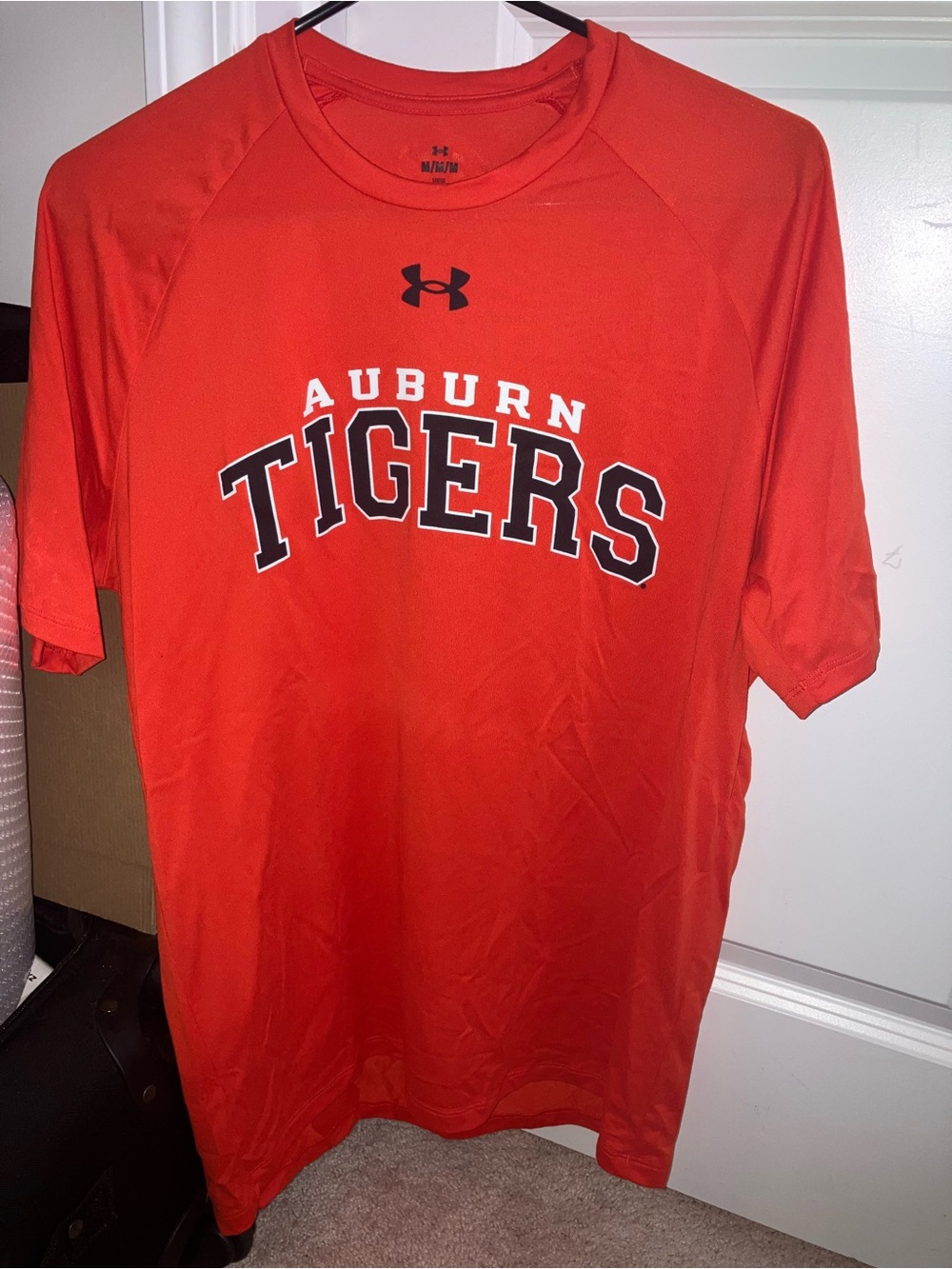 Under Armour Men's Auburn Tigers Orange Performance Tee